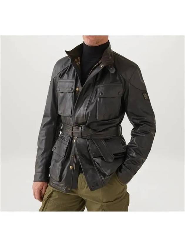 TRIALMASTER Antique Black Ladder Jacket - BELSTAFF - BALAAN 2