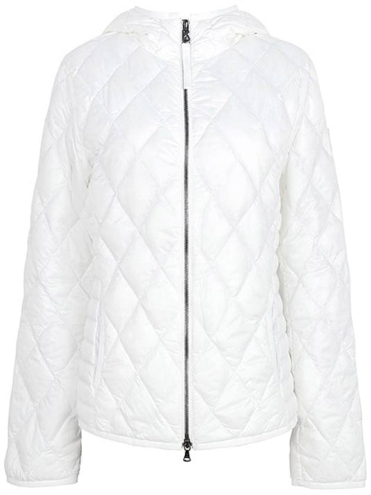 White quilted hood goose down jacket PALINA D 81757261 753 - BOGNER - BALAAN 1