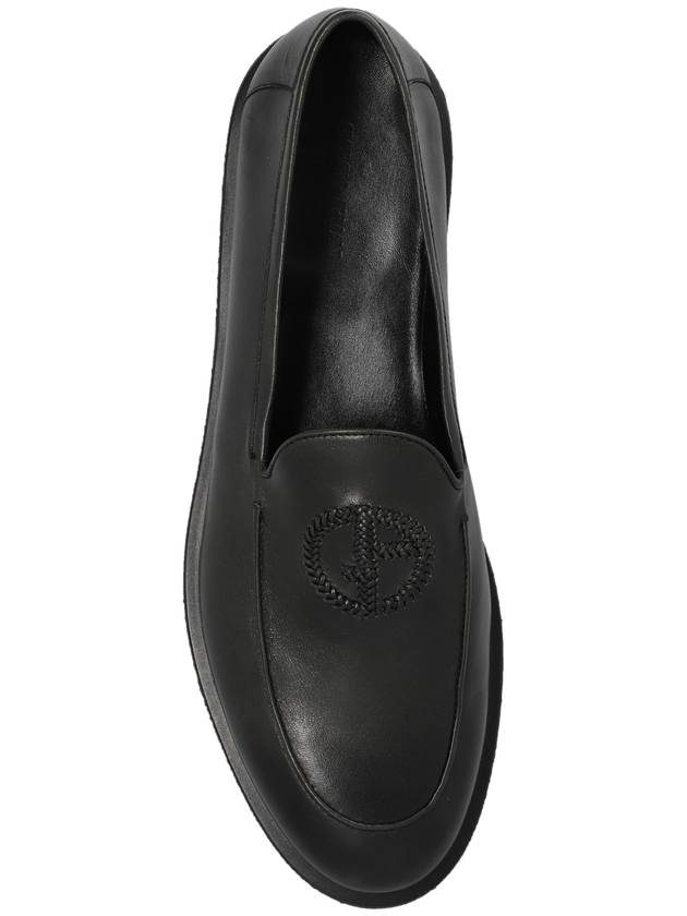 Giorgio Armani Leather Shoes Type Loafers, Men's, Black - GIORGIO ARMANI - BALAAN 6