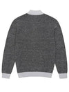 Two-tone high neck sweater 2613GXKWGREY - BLACK&WHITE - BALAAN 2