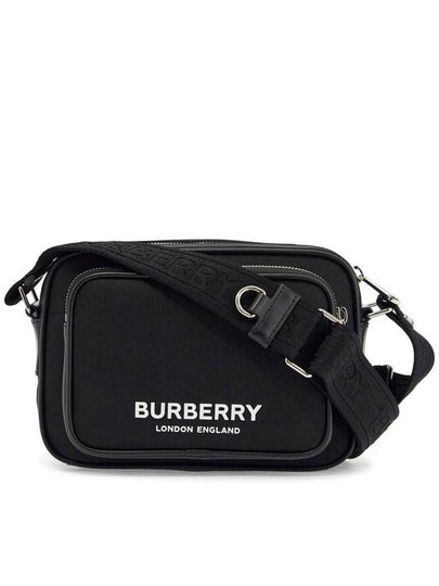 Logo Print Nylon Crossbody Bag Black - BURBERRY - BALAAN 2