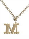 Gold Chain Pendant Mara Necklace 2347511136600 - MAX MARA - BALAAN 5