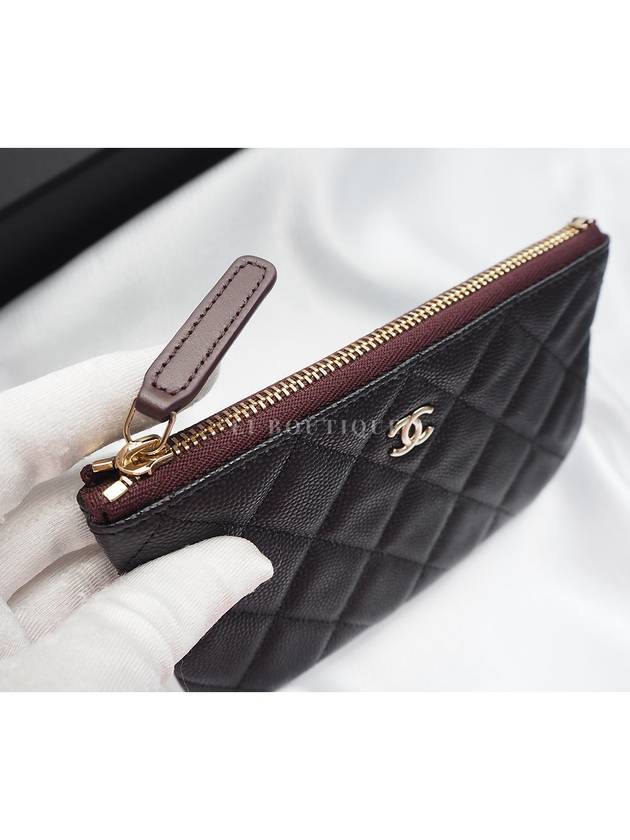 Classic Gold Hardware Grained Calfskin Mini Pouch Black - CHANEL - BALAAN 5