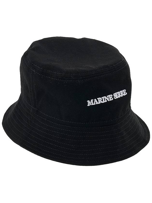 Logo embroidered bucket hat UHG030 BK99 - MARINE SERRE - BALAAN 4