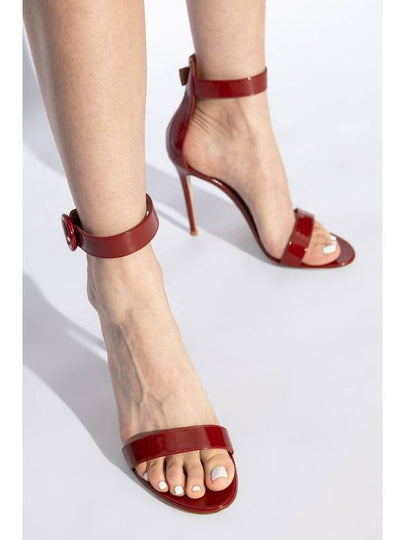 Gianvito Rossi Portofino Heeled Sandals, Women's, Red - GIANVITO ROSSI - BALAAN 2