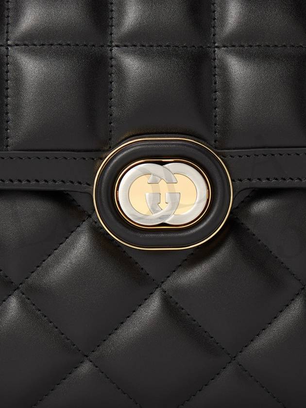 Deco Quilted Small Shoulder Bag Black - GUCCI - BALAAN 9