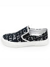 Elliott Celine Print Canvas Slips-On Black - CELINE - BALAAN 2