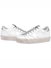 Hi Star White Metallic Silver Heel Tab Sneakers - GOLDEN GOOSE - BALAAN 2