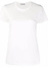 Cotton Logo Patch Short Sleeve T-Shirt White - MONCLER - BALAAN 3