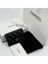 Gold logo classic caviar card wallet black - CHANEL - BALAAN 7