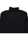 Intarsia Heart Logo Turtleneck Black - AMI - BALAAN 8