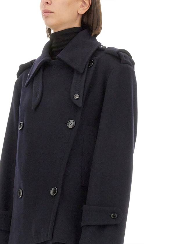 Women s Laveno double coat navy - MAX MARA - BALAAN 4