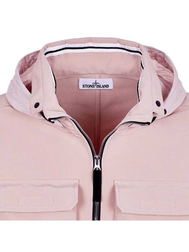 Softshell Zip Up Jacket Pink - STONE ISLAND - BALAAN 6