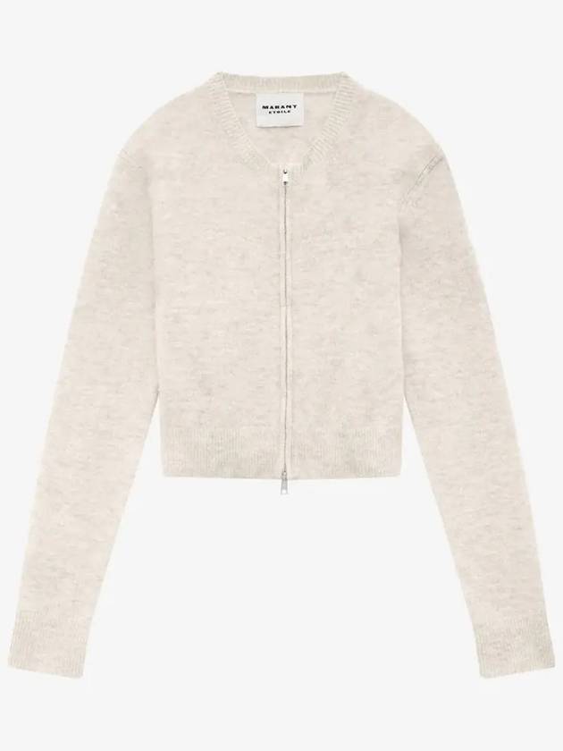 Oaka Zipper Alpaca Cardigan Sand - ISABEL MARANT - BALAAN 2