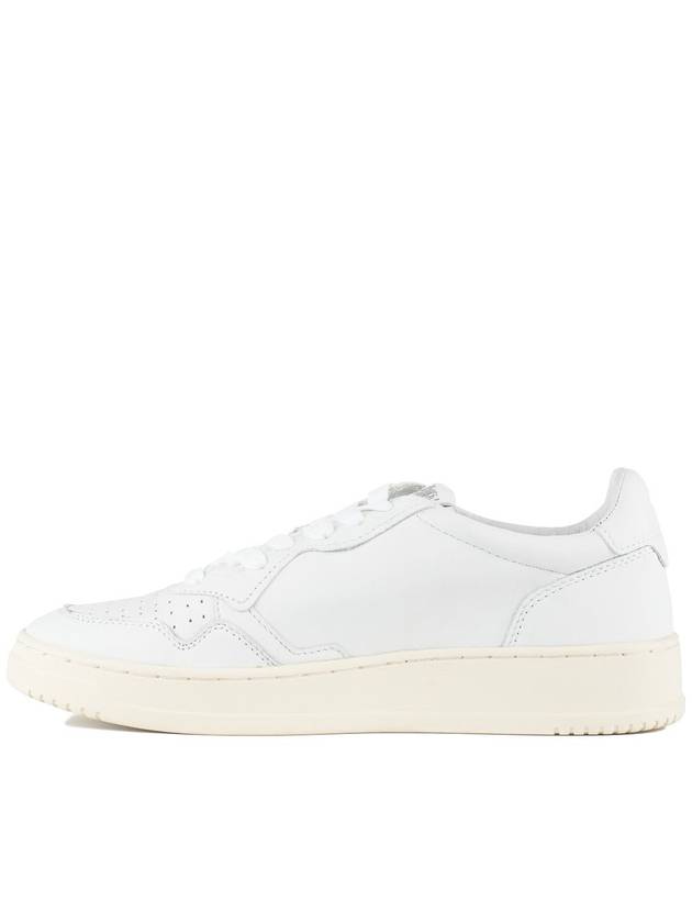 Medalist Goatskin Low Top Sneakers White - AUTRY - BALAAN 3