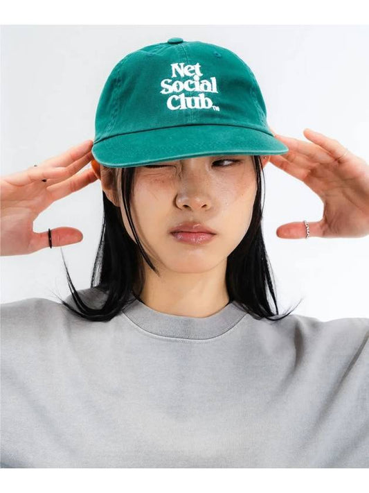 OG LOGO LONGVILLE CAP GREEN - NET SOCIAL CLUB - BALAAN 1