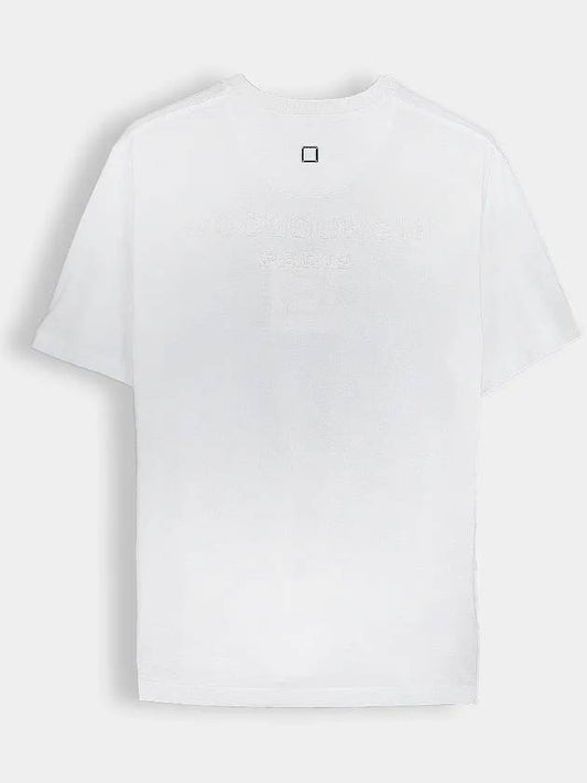 Luminous back logo short sleeve t shirt white - WOOYOUNGMI - BALAAN 2