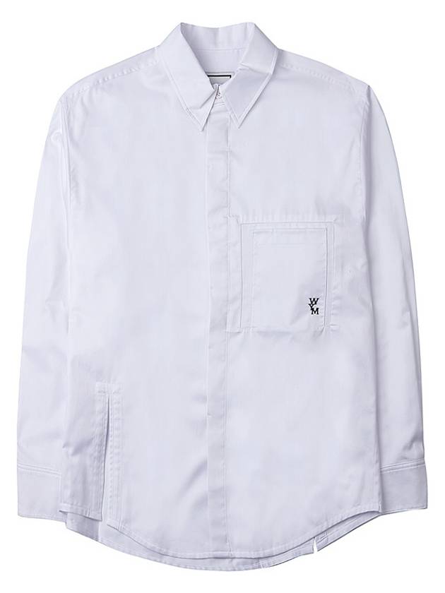 Embroidery detail shirt W231SH10 806W - WOOYOUNGMI - BALAAN 1