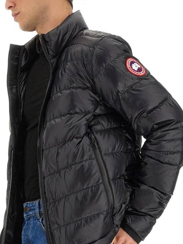 Crofton Quilting Down Padding Jacket Carbon - CANADA GOOSE - BALAAN 5