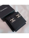 Earrings CC logo flower decoration earrings silver ABA435 - CHANEL - BALAAN 8