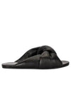 Drapey Flat Sandals Mule Black - BALENCIAGA - BALAAN 2