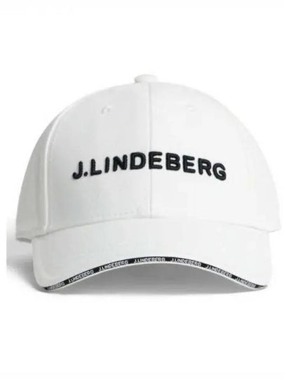 Hennric Embroidered Logo Ball Cap White - J.LINDEBERG - BALAAN 2