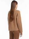 Pilly Cashmere Knit Top Brown - MAX MARA - BALAAN 4