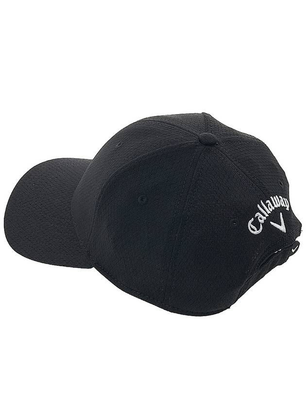 Logo Embroidered Ball Cap Black - CALLAWAY GOLF - BALAAN 4