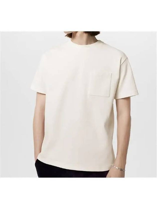 Miracle Pique Cotton White T Shirt 1AFBAA - LOUIS VUITTON - BALAAN 2