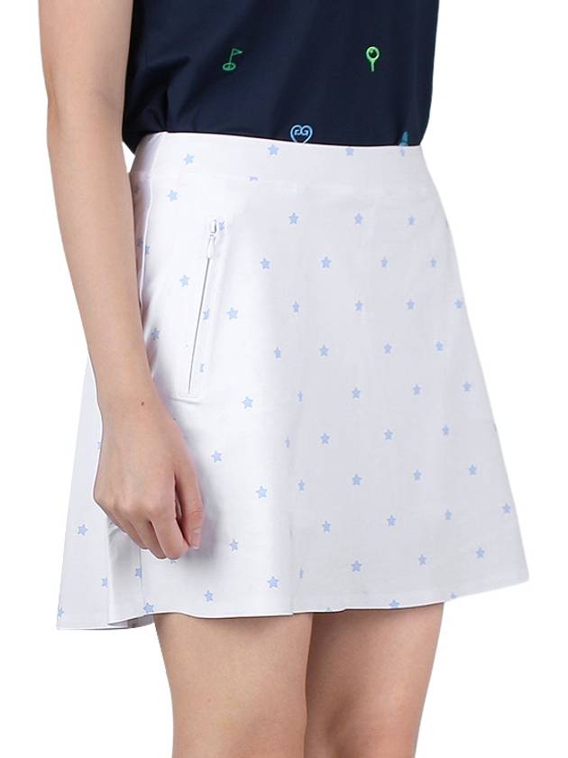 Women's Star A-Line Skirt Snow - G/FORE - BALAAN 4