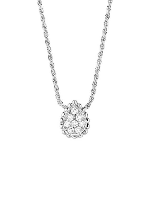 Serpent Bohème pendant xs motif white gold diamond necklace women - BOUCHERON - BALAAN 1