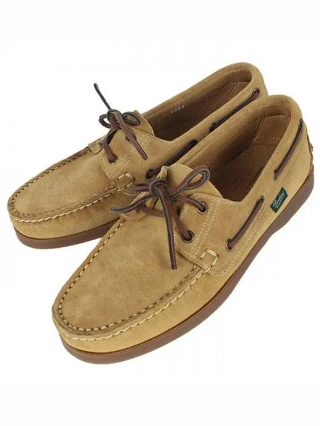 Bath Suede Boat Shoes Brown - PARABOOT - BALAAN 2