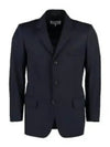 Men's Back Stitch Wool Blazer Jacket Navy - MAISON MARGIELA - BALAAN 2