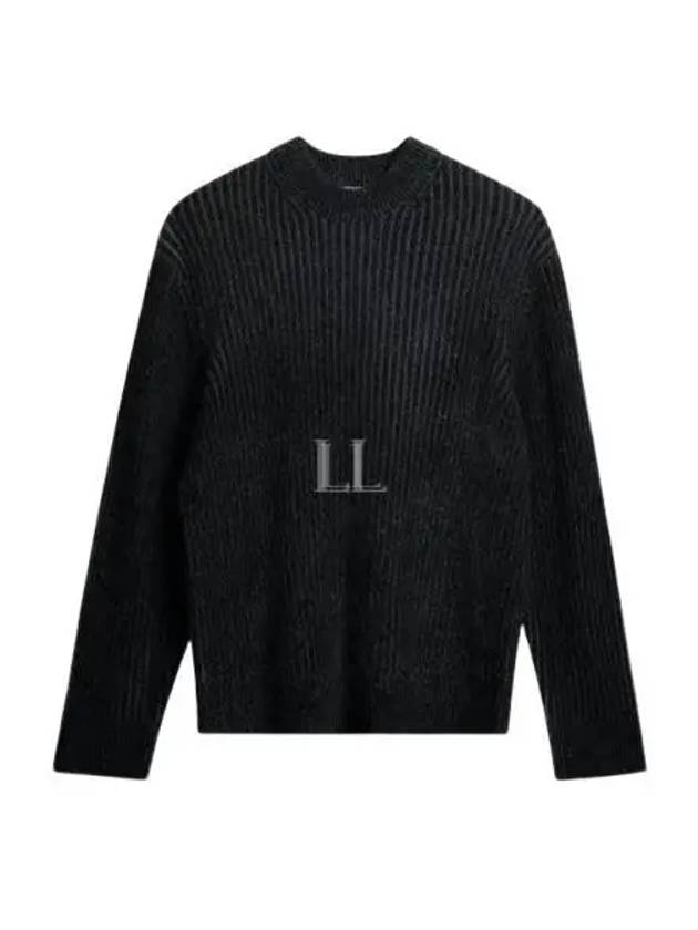 Men's Twain Plated Knit Sweater Black - J.LINDEBERG - BALAAN 2