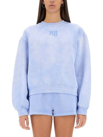 SWEATSHIRT WITH LOGO - ALEXANDER WANG - BALAAN 1