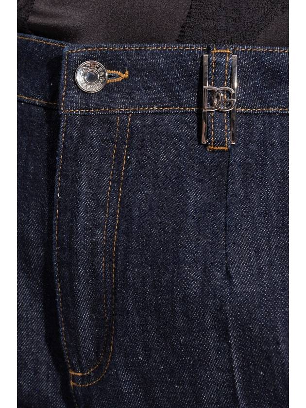 Dolce & Gabbana Jeans With Pockets, Women's, Navy Blue - DOLCE&GABBANA - BALAAN 5