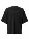 Shadow Project Graphic Interlock Mako Cotton Short Sleeve T-Shirt Black - STONE ISLAND - BALAAN 2