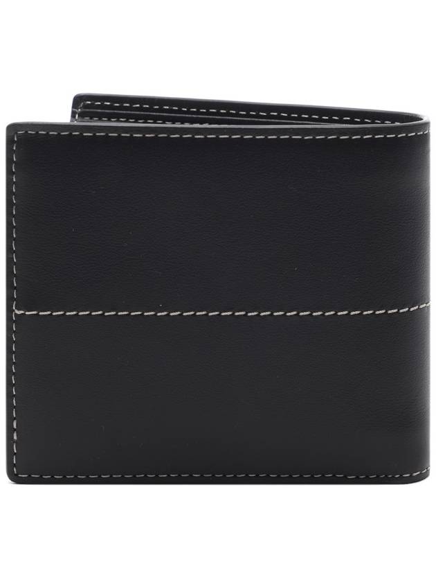 Center Stitch Half Wallet Black - TOD'S - BALAAN 5