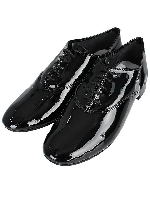 Women's Zizi Glossy Oxford Shoes Black - REPETTO - BALAAN 3