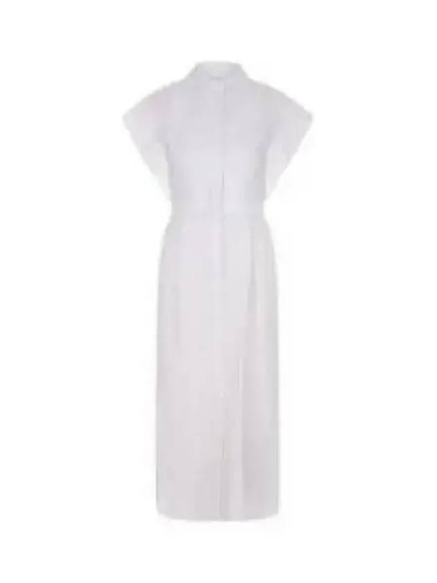 Women s Poplin Day Dress in White amq0252034wht - ALEXANDER MCQUEEN - BALAAN 2