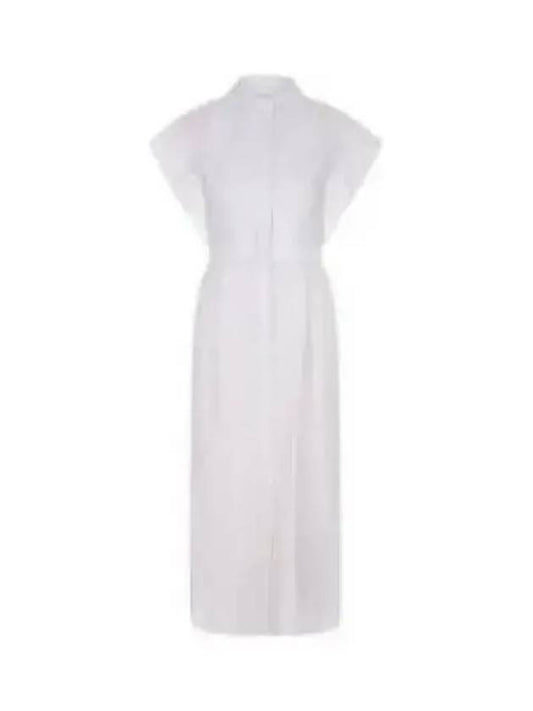 Women s Poplin Day Dress in White amq0252034wht - ALEXANDER MCQUEEN - BALAAN 2