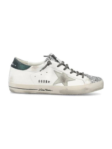 Superstar Glitter Low Top Sneakers White - GOLDEN GOOSE - BALAAN 1