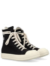 Dark shadow canvas high top black and white ds01d1800 cbes1 911 - RICK OWENS - BALAAN 8