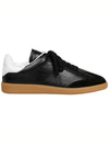 Women's Blyce Vintage Leather Low Top Sneakers Black - ISABEL MARANT - BALAAN 3