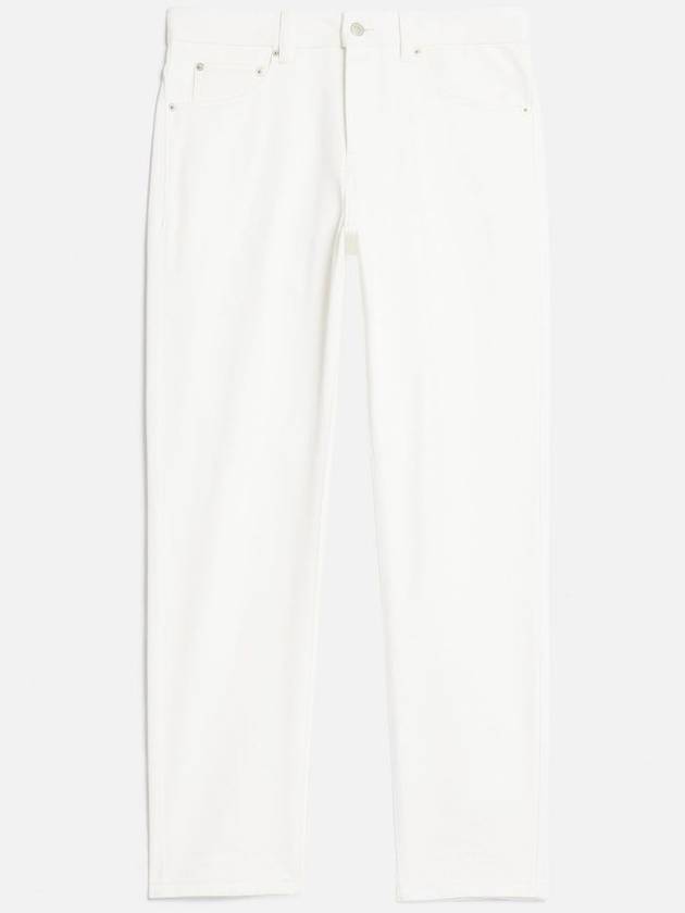 Men's Tapered Fit Straight Jeans White - AMI - BALAAN 2