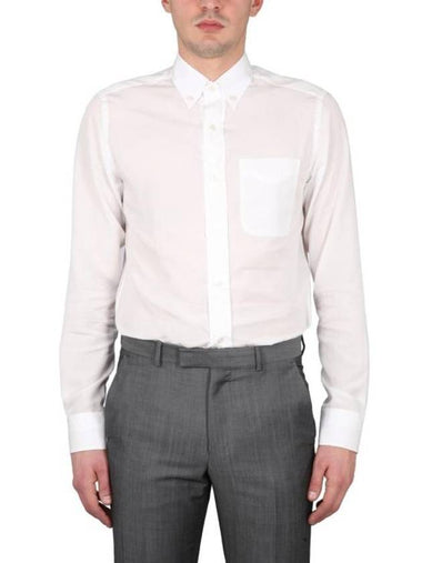 Long Sleeve Shirt HSO001 FMT004S23AW004 IVORY - TOM FORD - BALAAN 1