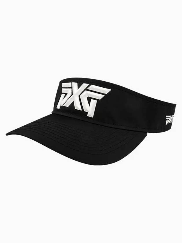 Faceted Logo Sports Visor Black - PXG - BALAAN 6