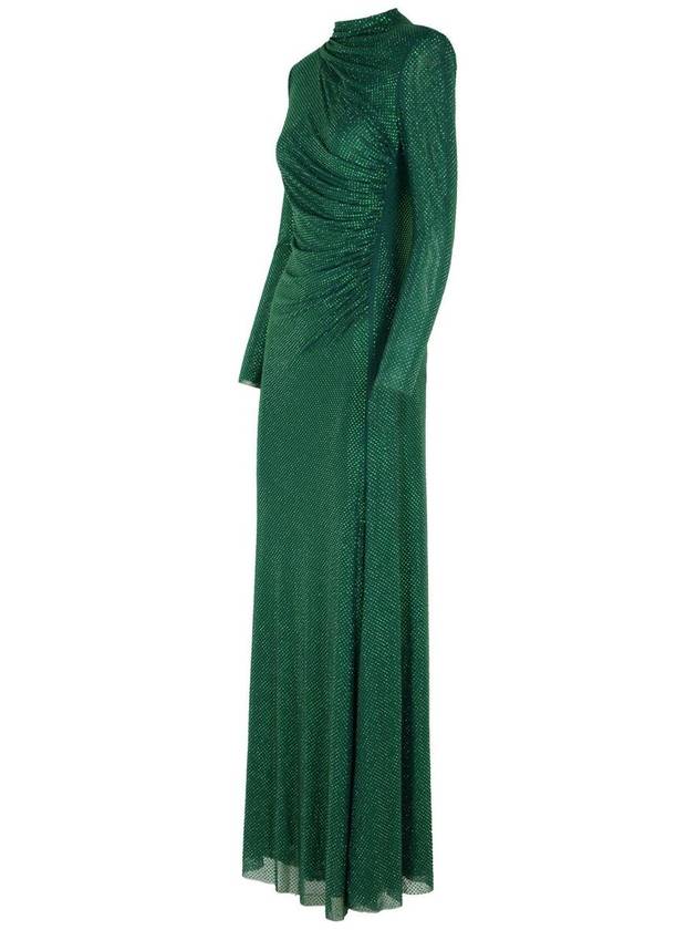 Self-Portrait 'Sequin' Green Polyester Dress - SELF PORTRAIT - BALAAN 2