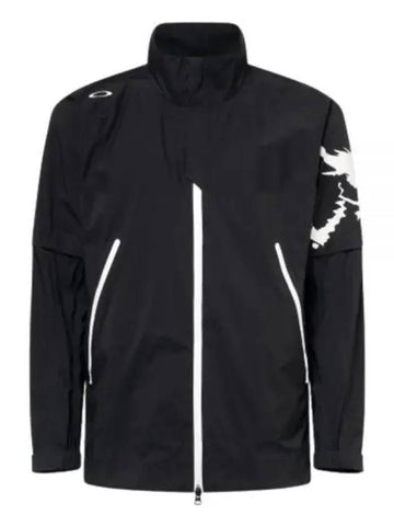 SKULL STAUNCH 3D RAIN JACKET FOA405128BLACKOUT Skull Stunch Rain Jacket - OAKLEY - BALAAN 1