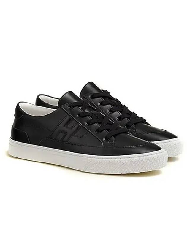 Deep Low Top Sneakers Black - HERMES - BALAAN 2